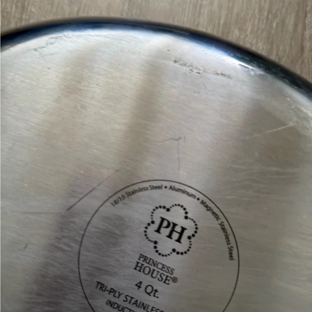 Princess House 4 Quart Stainless Steel Casserole pot